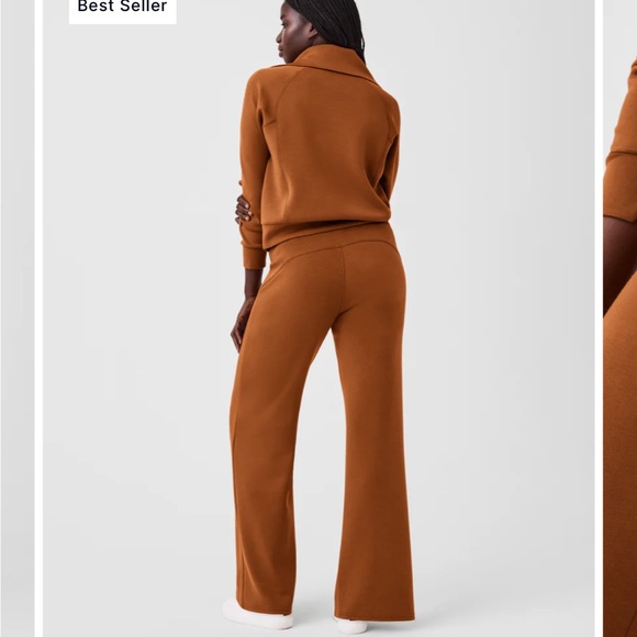 SPANX AirEssentials Wide Leg Pant butterscotch - Picture 3 of 8